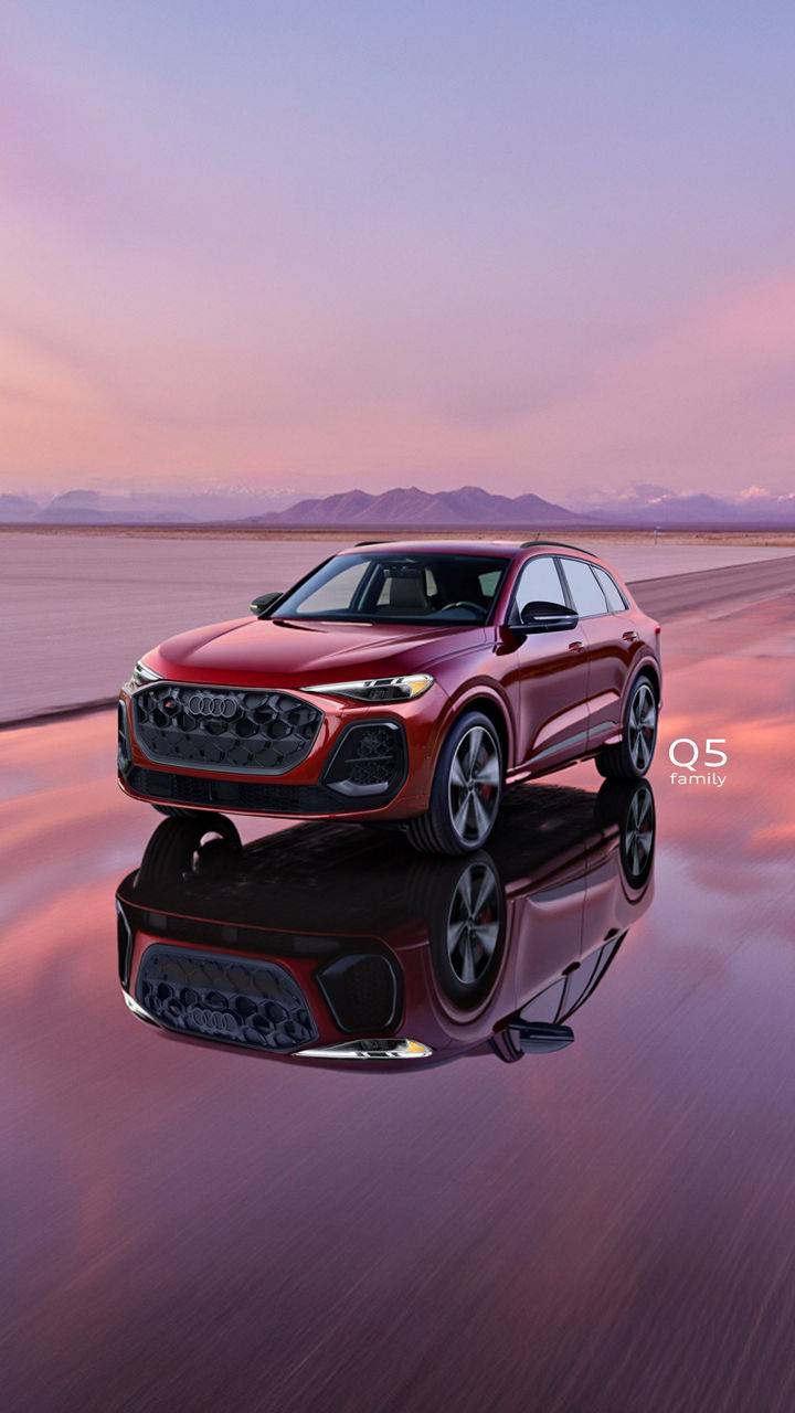Image of a Q5 on the road