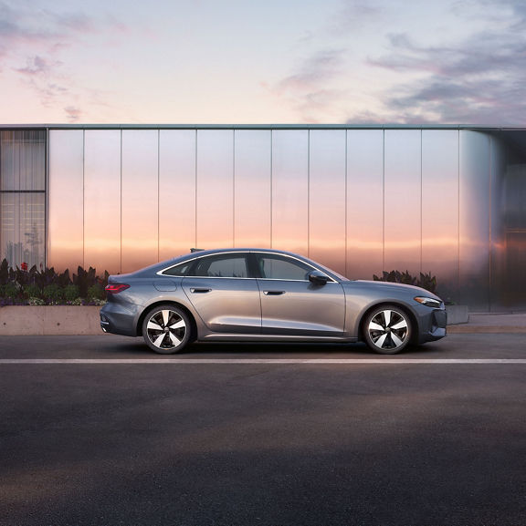 Side profile of the all-new Audi A5.