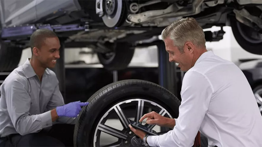 Audi maintenance.