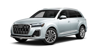 3/4 front view of the Audi Q7.