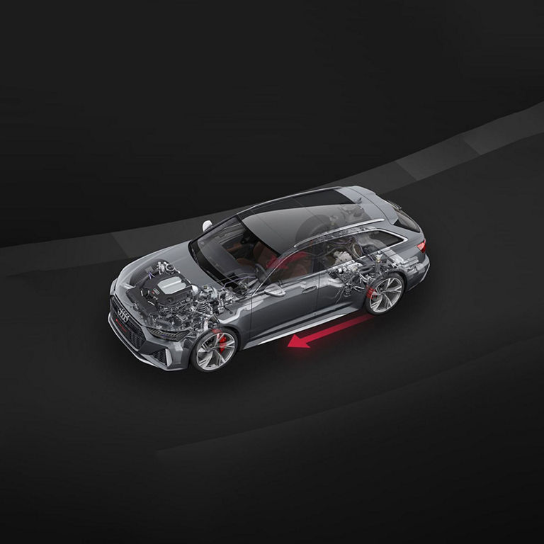 Illustration du différentiel arrière sport quattro.