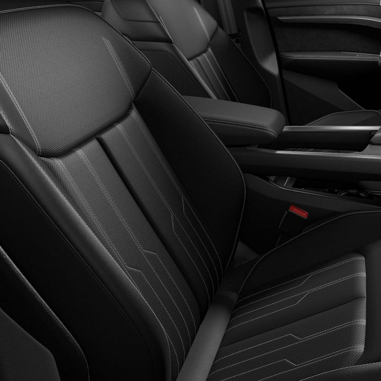 Interior of the Audi e-tron Sportback.