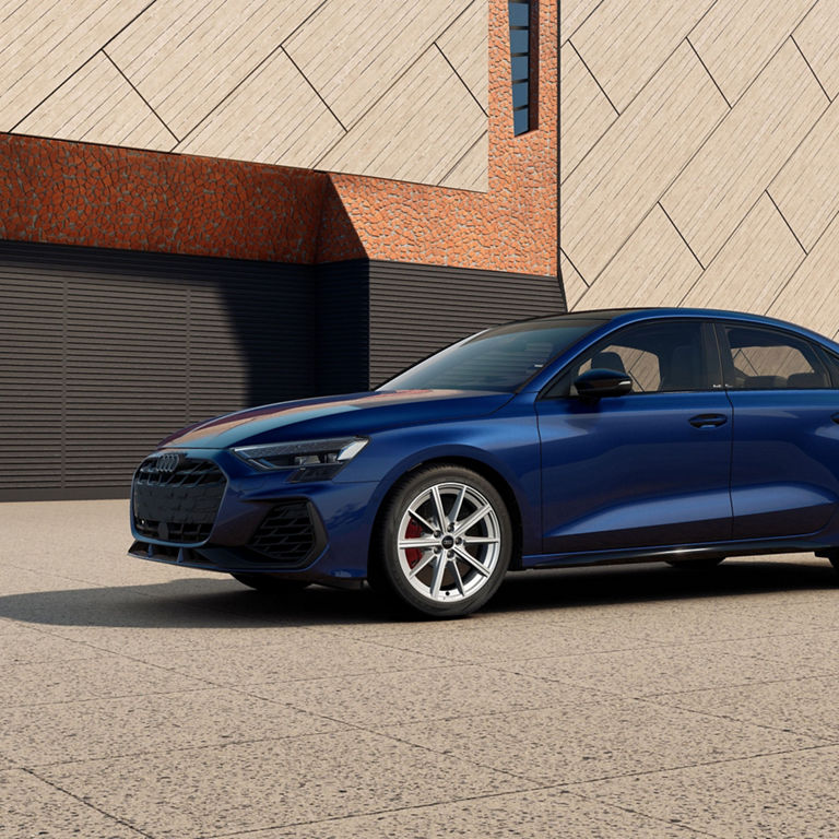 Side view of the Audi S3 in parked. 