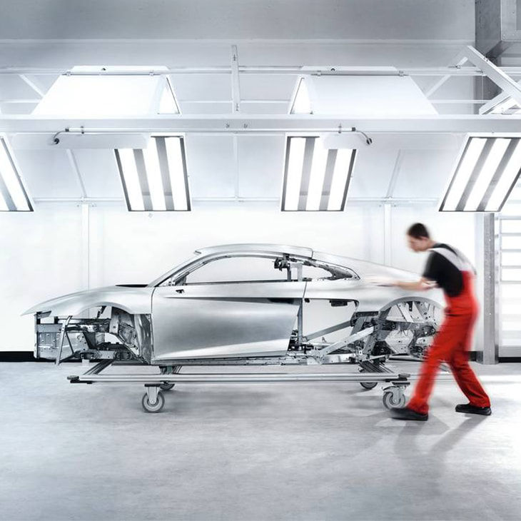 Pièces de carrosserie d'origine Audi.