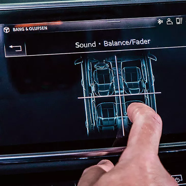 Audi MMI touch® response system.