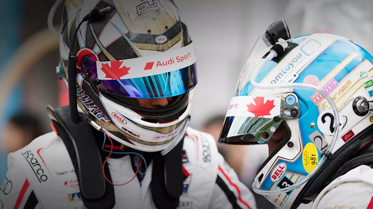 Two drivers a part of Audi Sport Customer racing.
