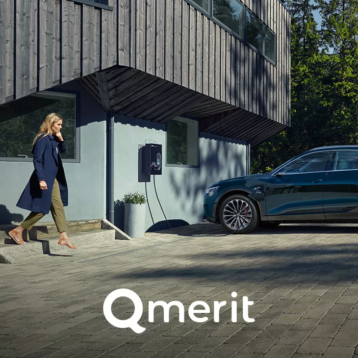 In-home charging station for the Audi e-tron®.