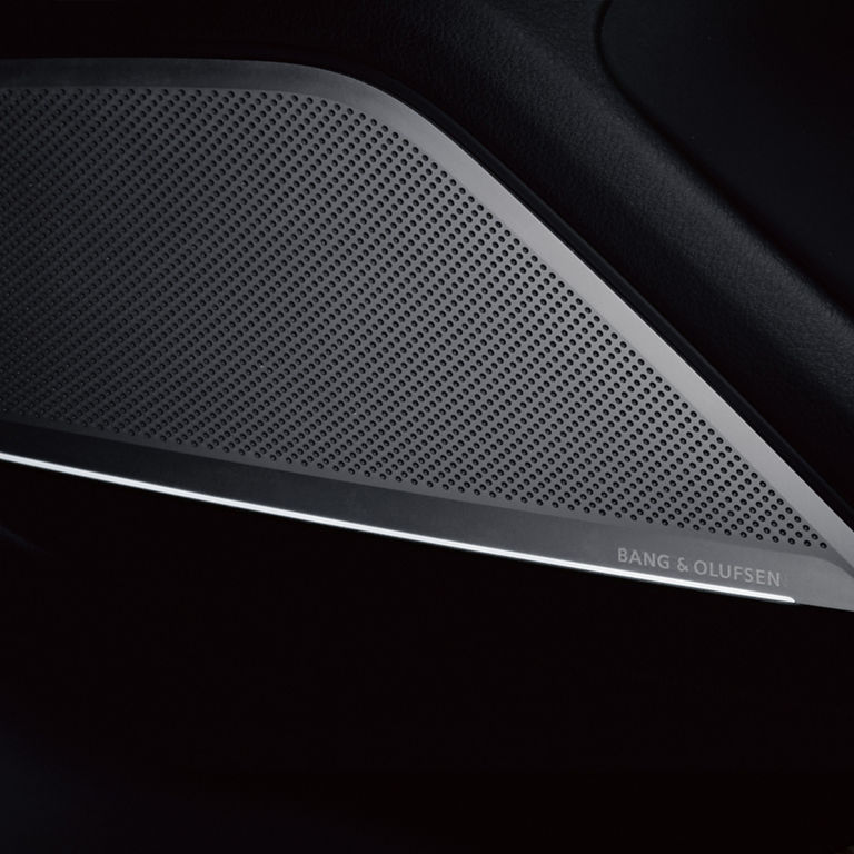 Close-up of the Bang & Olufsen® speakers in the Audi S6 Sedan.