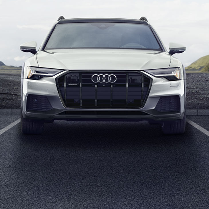 Front view of the Audi A6 allroad®.