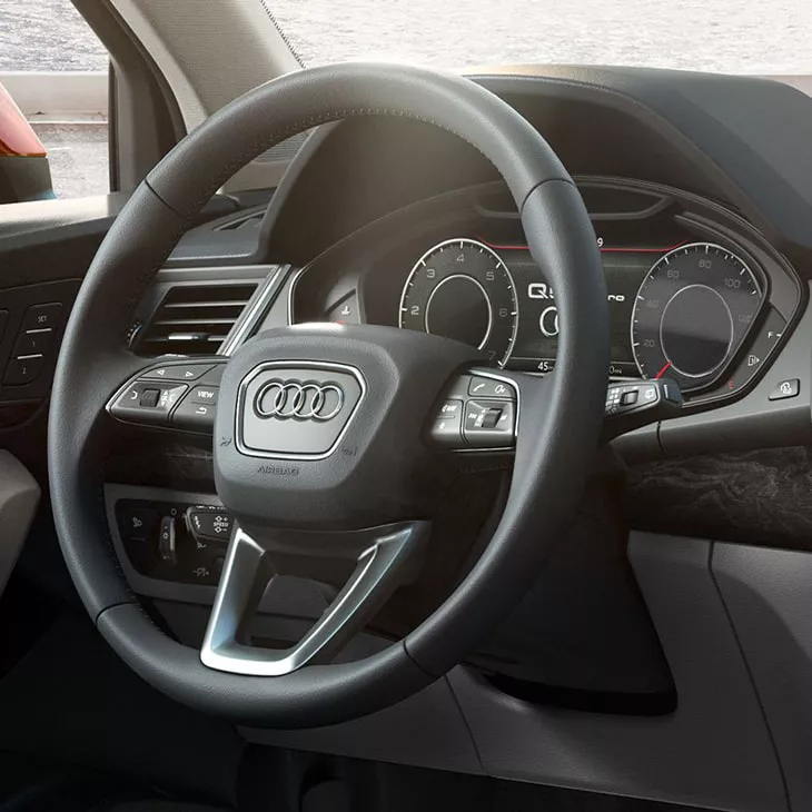 Audi virtual cockpit in the Audi Q5.
