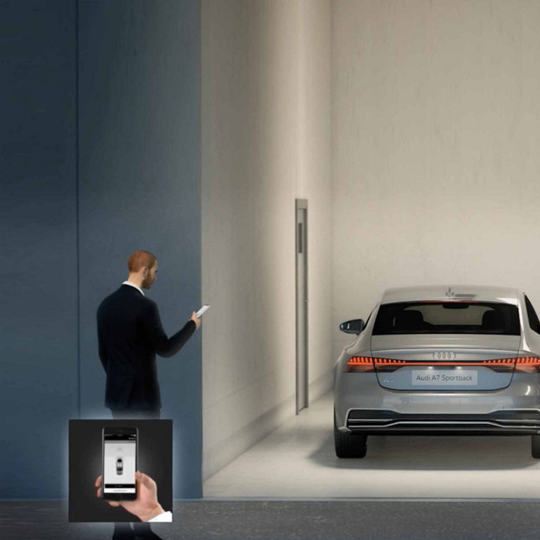 Remote park assist plus demonstration.