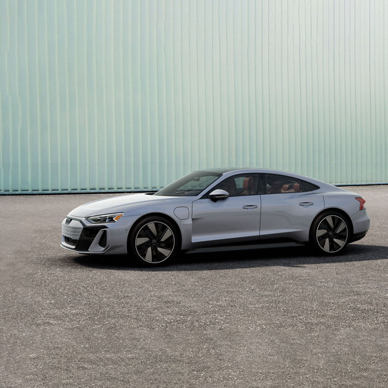 Side view of the Audi S e-tron GT.