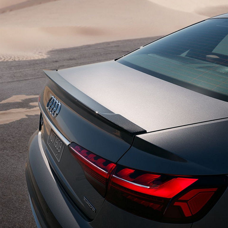 Audi A4 spoiler.