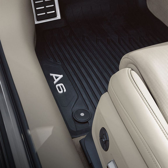 Audi A6 all-weather floor mats.