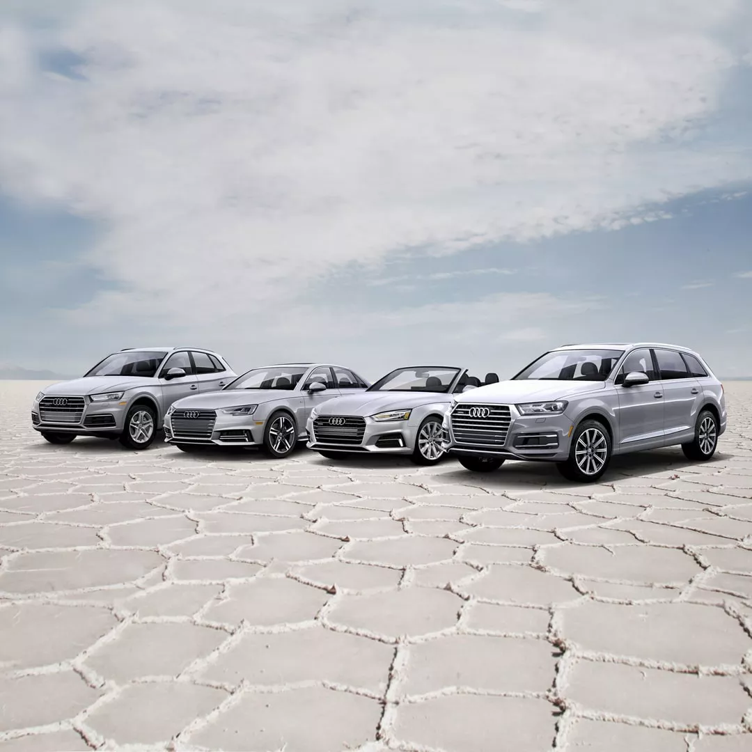 Audi Silvercar fleet range.