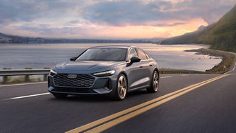 An Audi A5 on a road