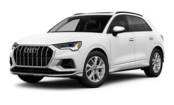 Left side profile of an Audi Q3