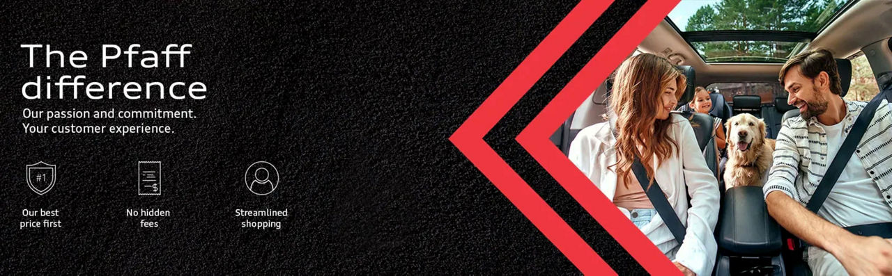 Audi Sale Specialist walking through the showroom with a couple.