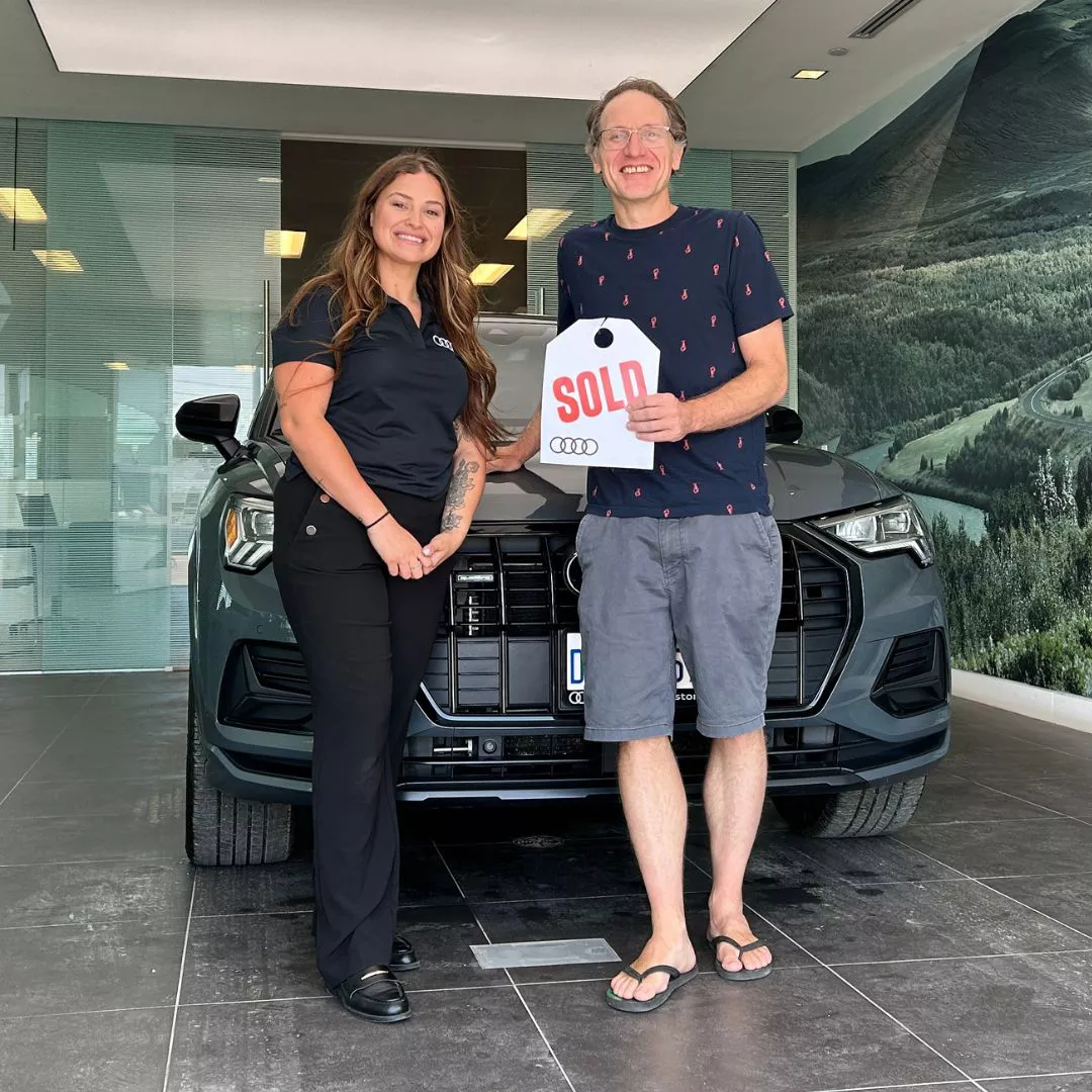 Image of an Audi delivery at Audi Kingston