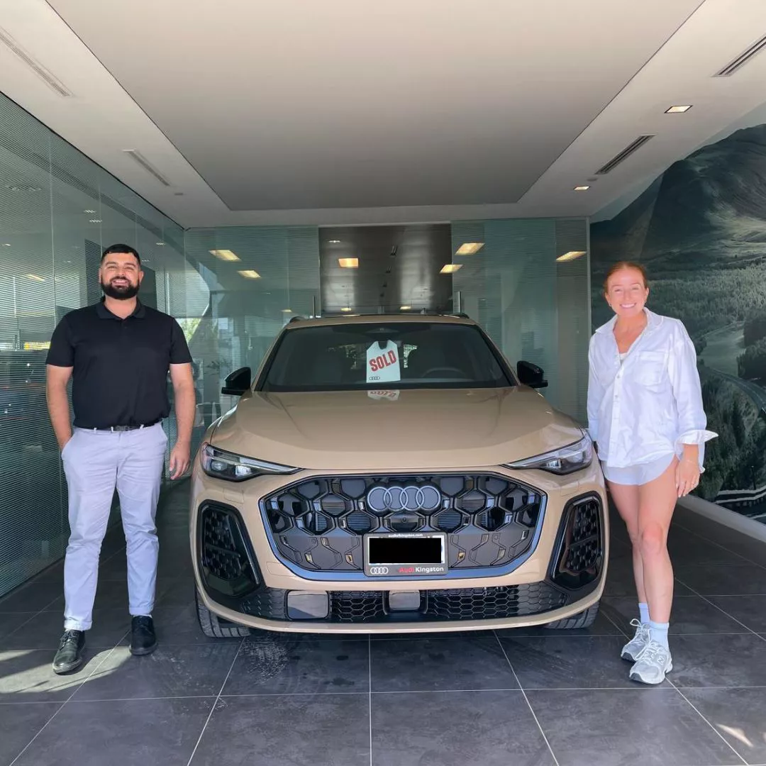 Customer from Belleville buying an Audi