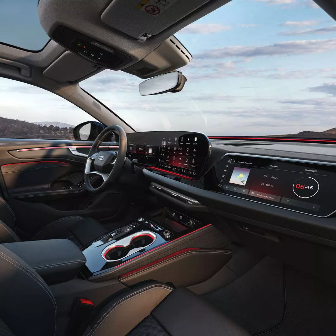 inside the cockpit of the 2026 Audi A6