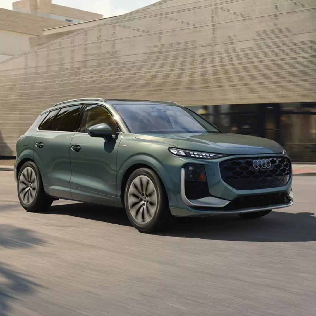 image of an All-New 2026 Audi Q3 driving