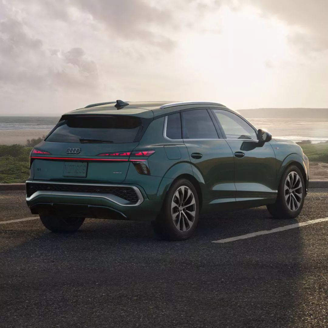 Rearview of the all-new 2026 Audi Q3