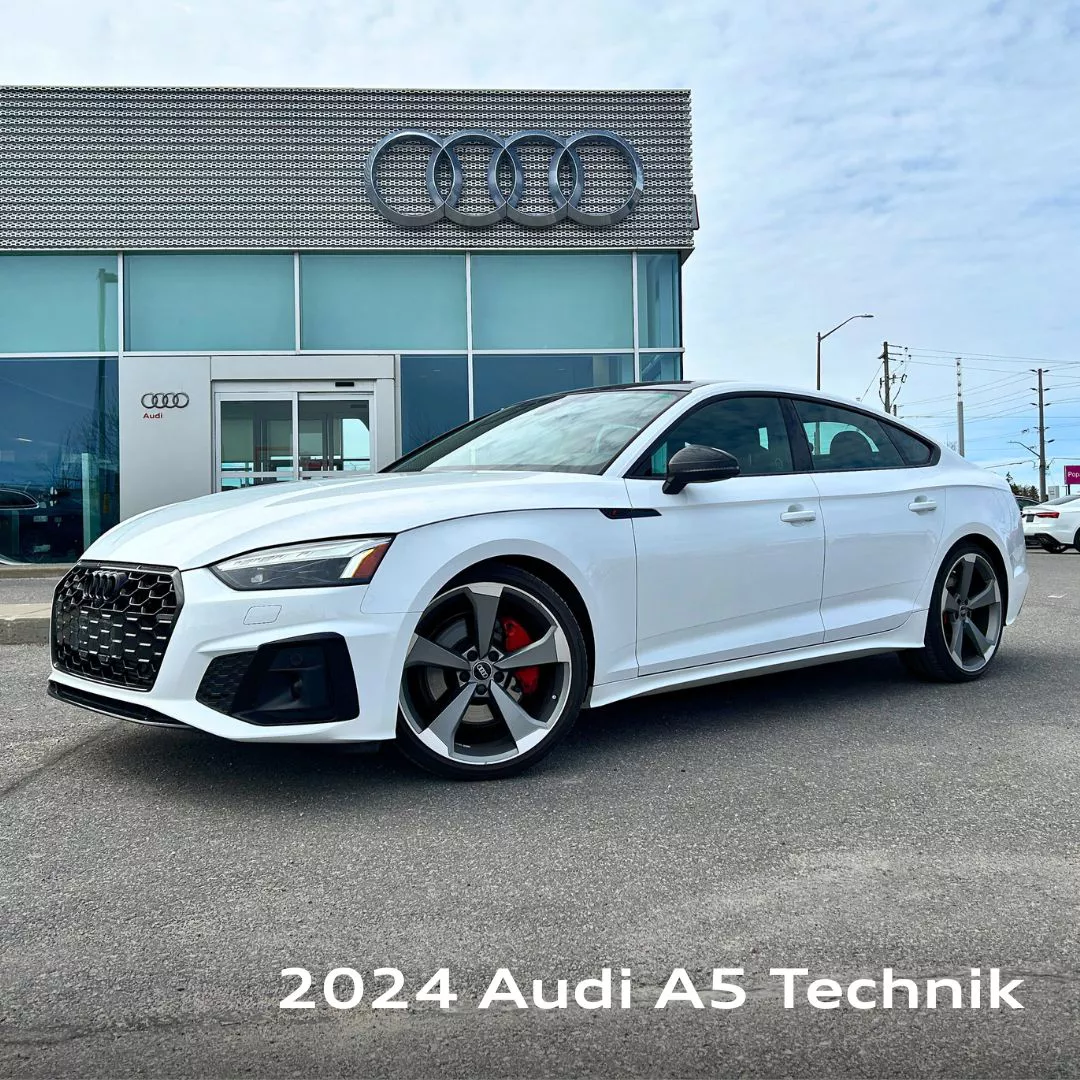 Image of a white 2024 Audi A5 Technik