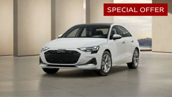 Front view of 2025 Audi A3
