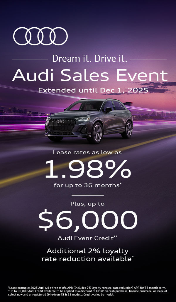 Audi Monthly Promotion Banner
