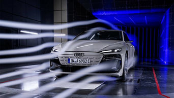 Front view of the 2026 Audi A6 e-tron.