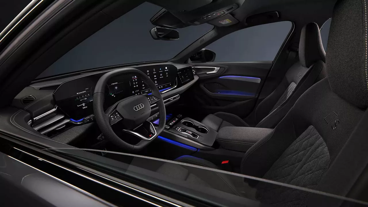 Interior of the Audi A5.