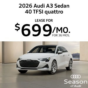 2026 Audi A3 Sedan 40 TFSI quattro