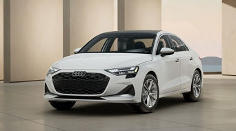 Side profile of Audi A3
