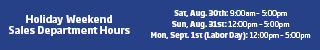 Audi Norwell Labor Day Hours