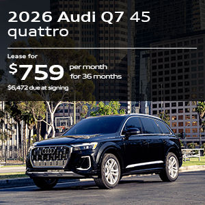 2026 Audi Q7 Specials