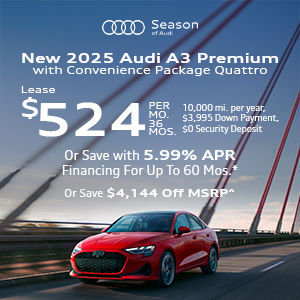 Side view of an Audi