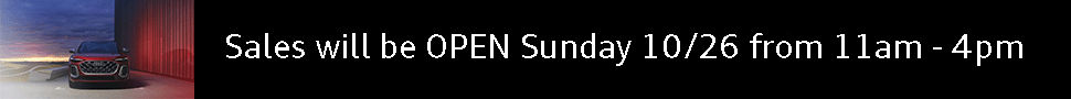 Sales will be OPEN Sunday 10/26 from 11am to 4pm
