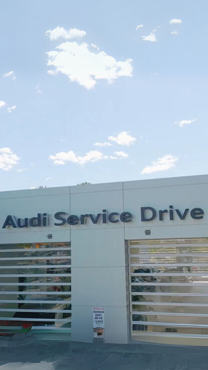 Audi Service Drive.