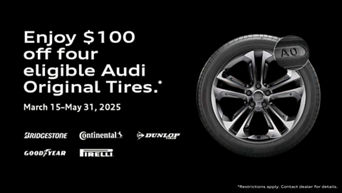Audi Tire Special Offer Image.