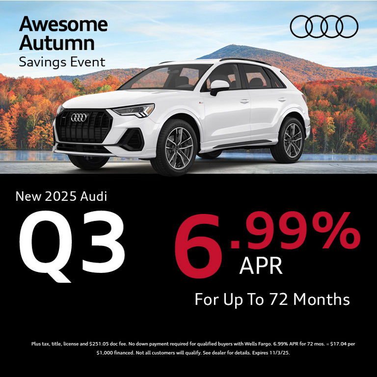 New 2025 Audi Q3