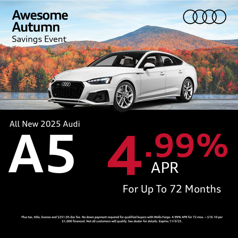 New 2025 Audi A5