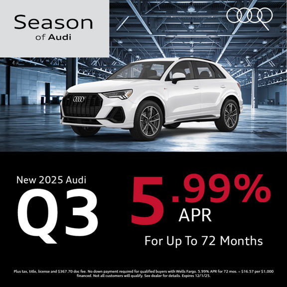 New 2025 Audi Q3