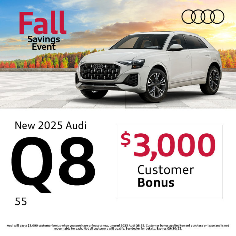 New 2025 Audi Q8 55