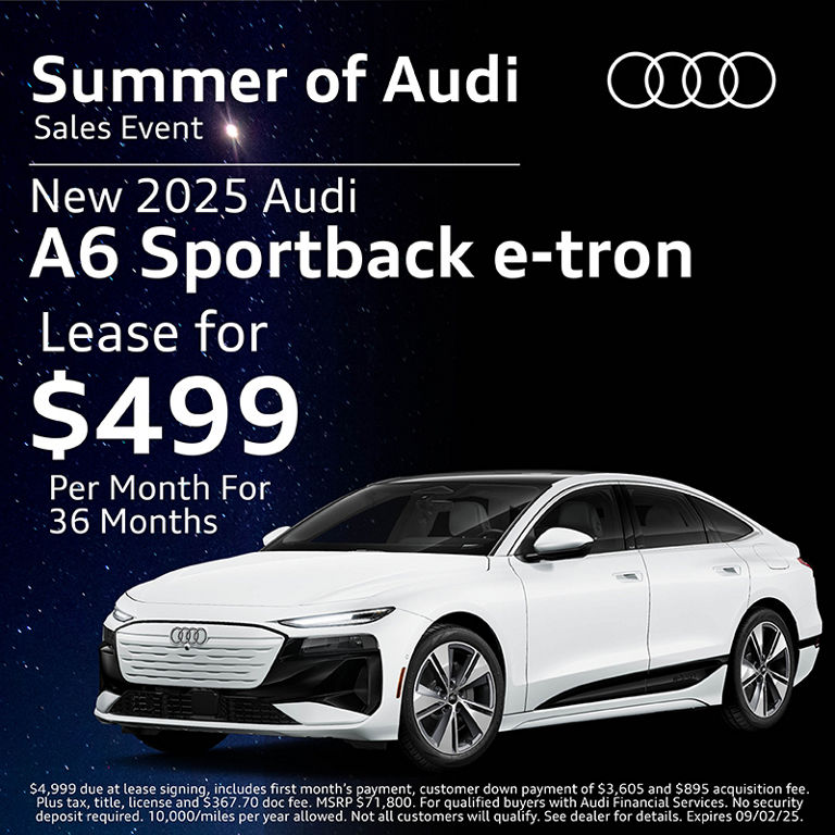 New 2025 Audi A6 Sportback