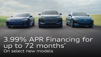 3.99% APR Financing for up to 72 months* On select new models 