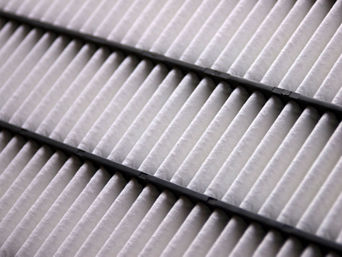Profile view of air filters. 