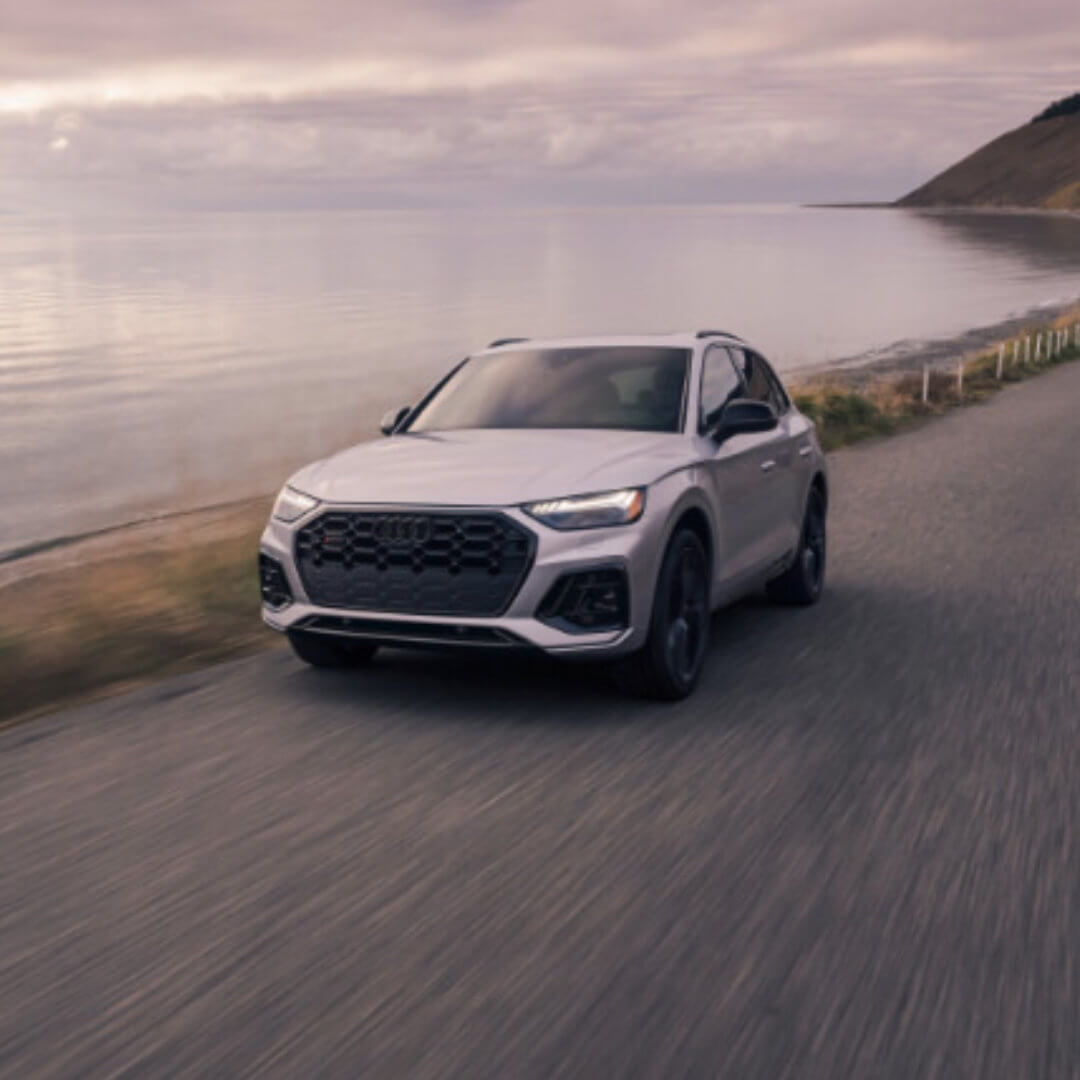2025 Audi SQ5 Exterior Driving By Water