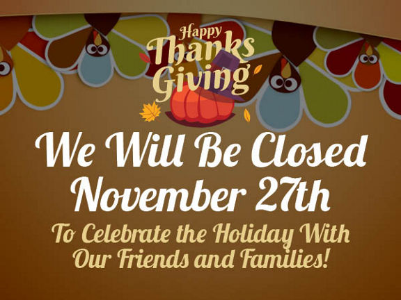 Closed Thanksgiving