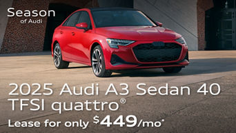 2025 Audi A3 Sedan 40 TFSI quattro ® Lease 